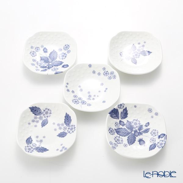 並行輸入品 ウェッジウッド Wedgwood ストロベリーブルームインディゴ ソイディッシュ 5枚セ...