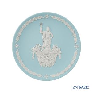 ウェッジウッド(Wedgwood)ジャスパー ライトターコイズ イヤープレート 17cm ポセイドン...