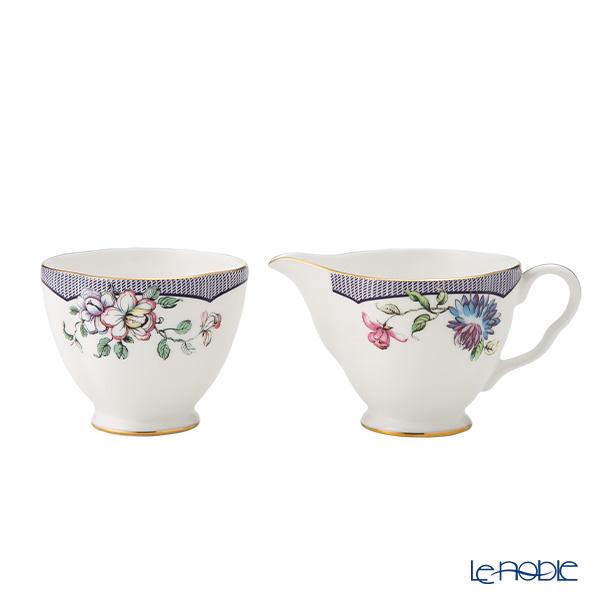 並行輸入品 ウェッジウッド(Wedgwood) ワンダーラスト フォーチュン シュガーボウル ＆ ク...