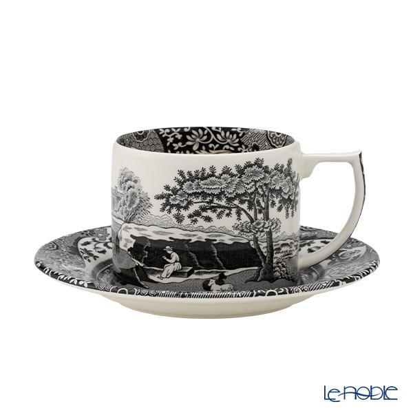 並行輸入品 スポード ブラックイタリアン ティーカップ＆ソーサー 280ml アフタヌーンティー