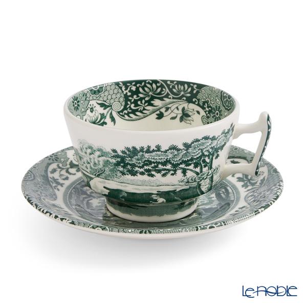 並行輸入品 スポード グリーンイタリアン ティーカップ＆ソーサー 200ml アフタヌーンティー