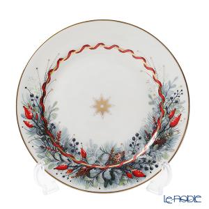 ロシア食器 インペリアル・ポーセリン スカーレット プレート 27cm