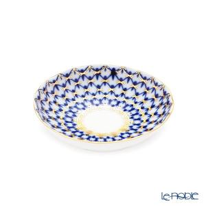 ロシア食器 インペリアル・ポーセリン コバルトネット プレート 18cm