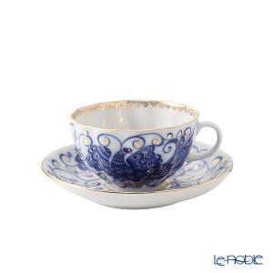 ロシア食器 インペリアル・ポーセリン コバルトネット コーヒーカップ