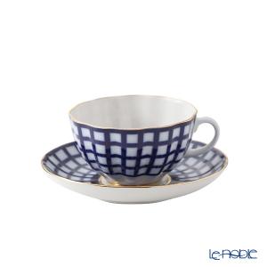ロシア食器 インペリアル・ポーセリン コバルトネット ティーカップ