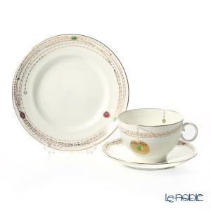 ロシア食器 インペリアル・ポーセリン アストラ スカーレット プレート