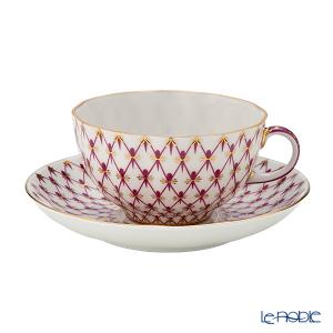 ロシア食器 インペリアル・ポーセリン ブルース(ピンクネット) ティー