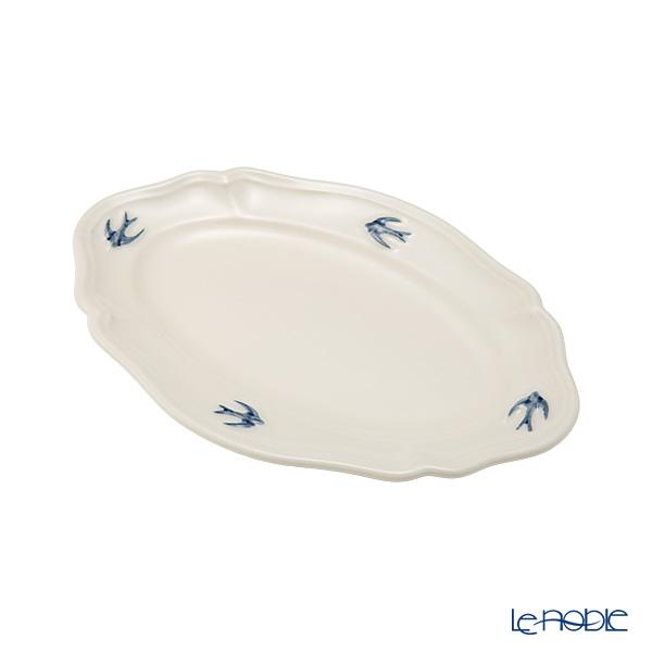 マルミツポテリ スタジオエム アーリーバード オーバルプレートS 19cm 皿