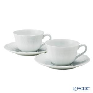 ノリタケ NORITAKE シェール ブラン カップ＆ソーサーペア 白い食器