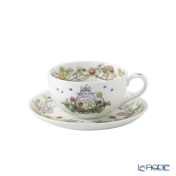 ノリタケ となりのトトロ ミルクティーカップ＆ソーサー へびいちご 4660-3J／T97285A ...