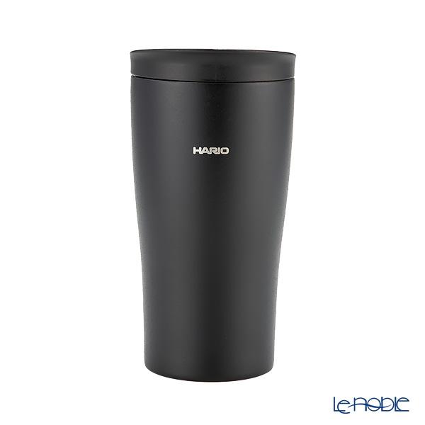 ハリオ フタ付き保温タンブラー300 STF-300-B 実用容量300ml ブラック グラス