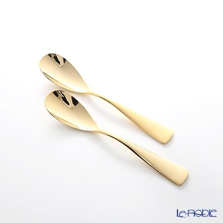 COPPER the cutlery カパーザカトラリー アイスクリームスプーン 2本セット ゴール...