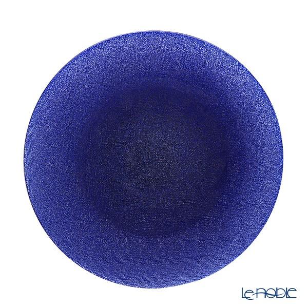 Vetro Felice ヴェトロ フェリーチェ グリッター プレート 28cm ダークブルー 皿