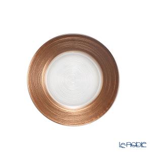 IVV イタリア製 ガラスプレート 皿 HELIX(ヘリックス) 31cm ゴールド