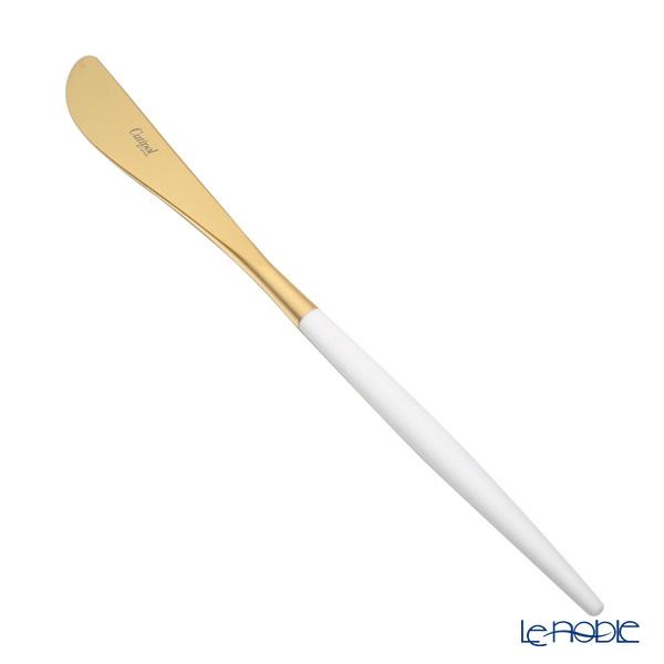 正規販売代理店 クチポール ナウ NAU ホワイト／ゴールド テーブルナイフ 23cm マット仕上げ...