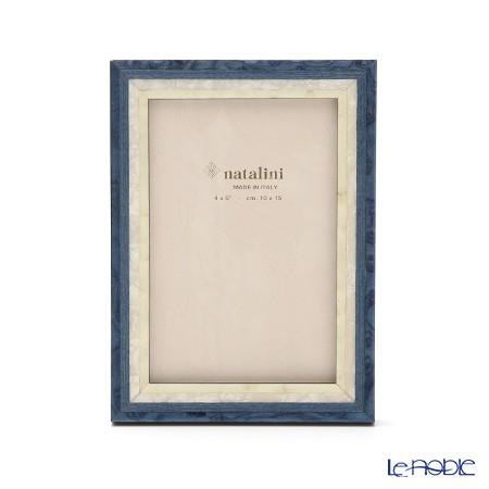 ナタリーニ 象嵌フォトフレーム 10×15cm スタジオ ブルー 写真立て