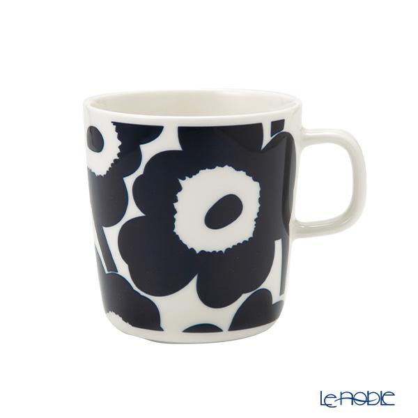 マリメッコ(marimekko) Unikko マグカップ 400ml ホワイト×ダークブルー 07...