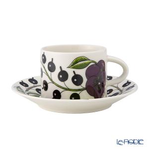 アラビア ARABIA パラティッシ パープル ティーカップ＆ソーサー