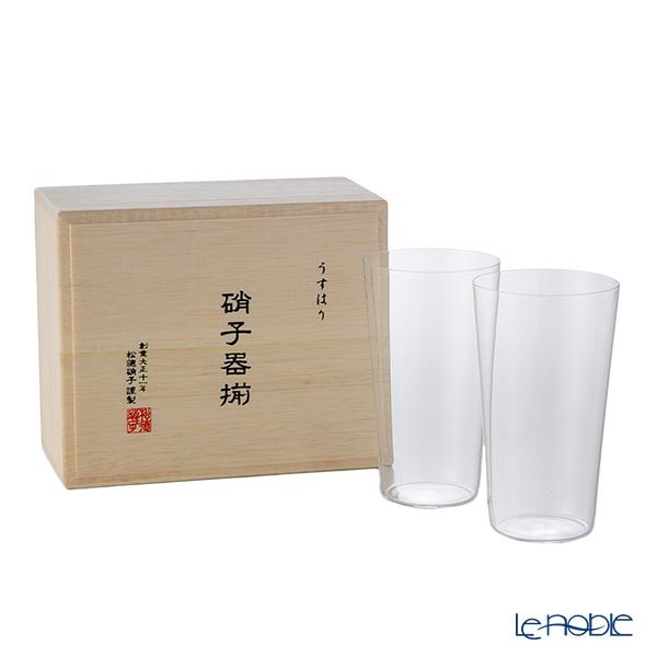 松徳硝子 うすはり タンブラー(M)260ml ペア 2741020