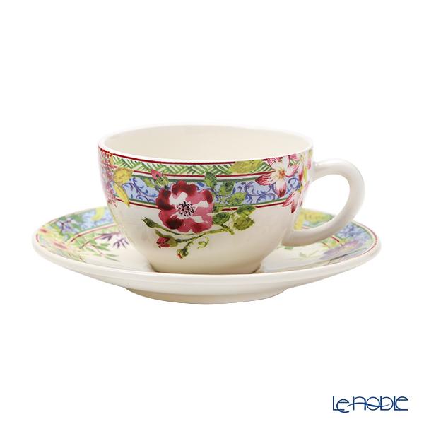 並行輸入品 ジアン(Gien)ミルフルール ティーカップ＆ソーサー 16432PTH01 アフタヌー...