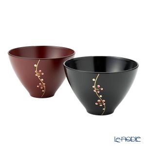 山田平安堂 漆器 雑煮椀 古代朱/黒 お椀/蓋付き/木製 : 漆器 山田平安