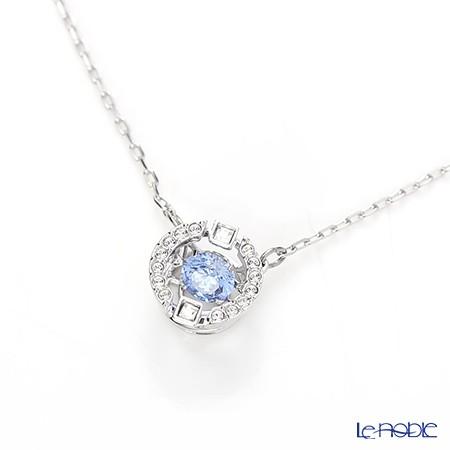 並行輸入品 スワロフスキー ネックレス Una ラウンド ブルー／ロジウム SW5279425 17...