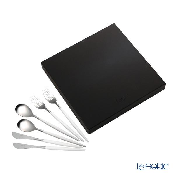 正規販売代理店 クチポール ミオ MIO ホワイト／シルバー テーブル6点セット マット仕上げ  お...