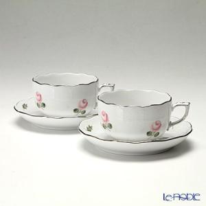 ヘレンド　ウィーンの薔薇陶器製花瓶 大型　セール！ ヘレンド 並行輸入品 ウィーンのバラ ピンク 00724-0-00 ティーカップ