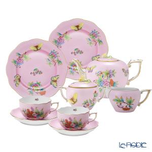 ヘレンド（HEREND） 並行輸入品 インドの華グリーン トリオセット