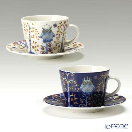 並行輸入品 イッタラ iittala タイカ ホワイト＆ブルー コーヒーカップ＆ソーサー 200ml...