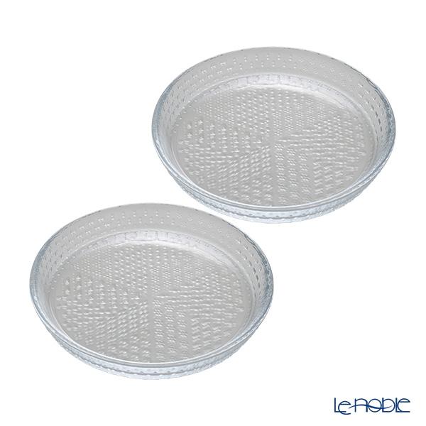 並行輸入品 イッタラ(iittala) ツンドラ プレート 15.4cm クリア ペア 北欧