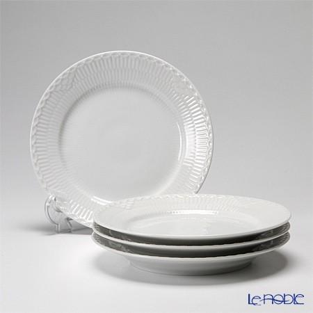 並行輸入品 ロイヤルコペンハーゲン ホワイトフルーテッド ハーフレース プレート(フラット) 19c...