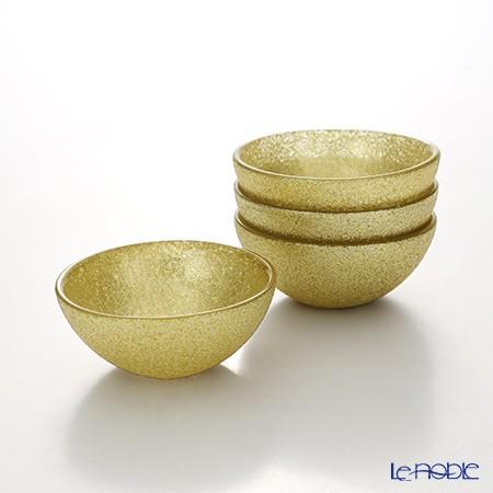 Vetro Felice ヴェトロ フェリーチェ グリッター ミニボウル 9cm ニューゴールド 4...
