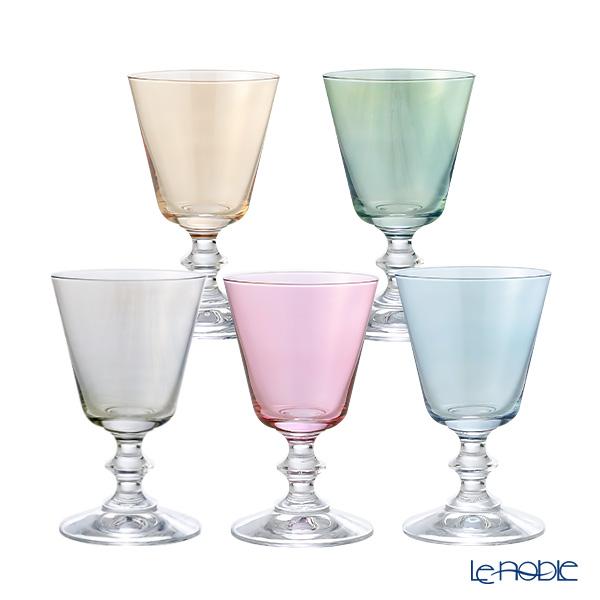 Vetro Felice ヴェトロ フェリーチェ ステラ グラス ブルー＆ピンク＆イエロー＆グリーン...