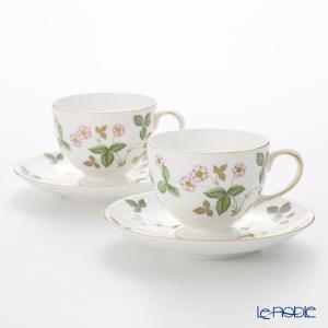ウェッジウッド Wedgwood ワイルドストロベリー ティーカップ＆ソーサー(リー)