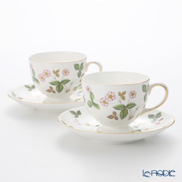 並行輸入品 ウェッジウッド(Wedgwood) ワイルドストロベリー ティーカップ＆ソーサー(リー)...