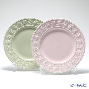 ウェッジウッド Wedgwood フェスティビティ プレート 27cm(セージグリーン＆ピンク) ペア 皿