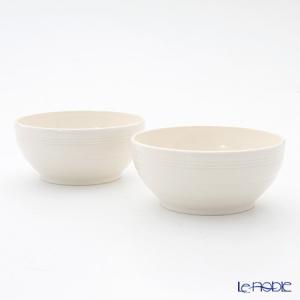 ウェッジウッド Wedgwood ジャスパーコンラン カジュアル ボウル 15cm クリーム ペア｜le-noble