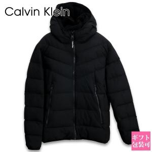 カルバンクライン ジャケット メンズ フーデッド ストレッチ ジャケット ブラック CALVIN KLEIN CM155201 EBONY フード付き アウター ブルゾン 正規品｜バッグ 財布のプルミエール