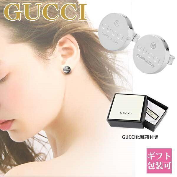 グッチ GUCCI ピアス レディース アクセサリー 正規品 円形 シンプル EARRINGS TR...