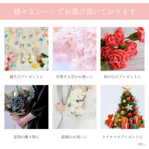 プリザーブドフラワー 壁掛け 時計 誕生日 名...の詳細画像4