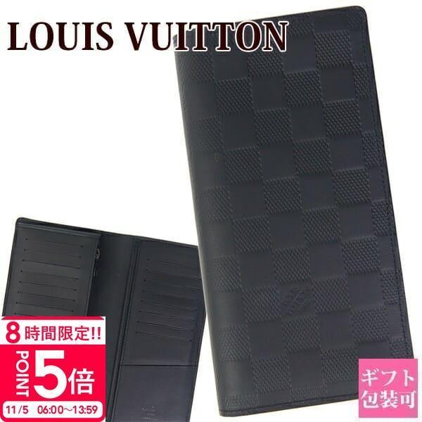 ヴィトン 財布 メンズ 長財布 ルイヴィトン財布 ブラザ ダミエアンフィニ オニキス N63010 ...