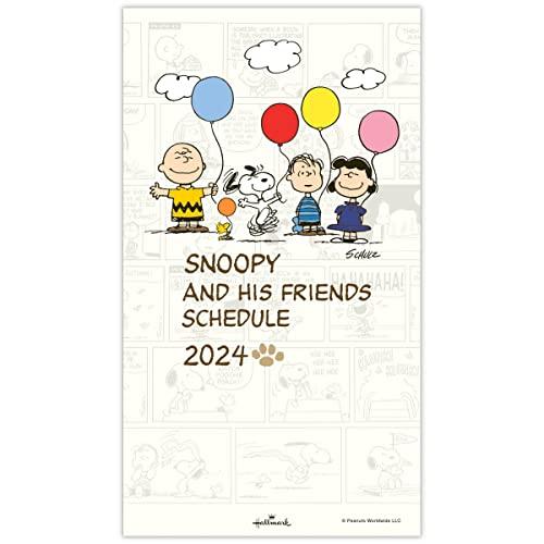 日本ホールマーク スヌーピー 手帳 2024年 スリム マンスリー スヌーピーと風船 824-549...