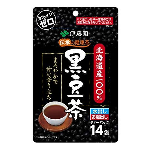 伊藤園 北海道産100%黒豆茶 ティーバッグ 7.5g×14袋