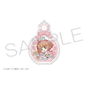 【木之本桜 (CLEAR) 】 カードキャプターさくら クリアカード編 ハーバリウム風アクリルキーホルダー｜lead-netstore