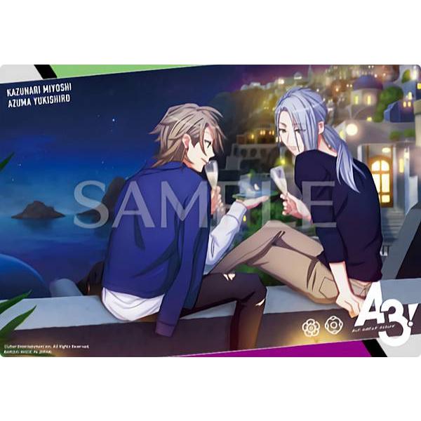 【三好一成&amp;雪白東】 A3! クリアビジュアルポスター2