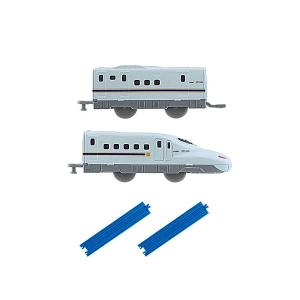 【2.N700系新幹線みずほ・さくら(中間車+後尾車+直線レール2本)】つなごうプラレール 10
