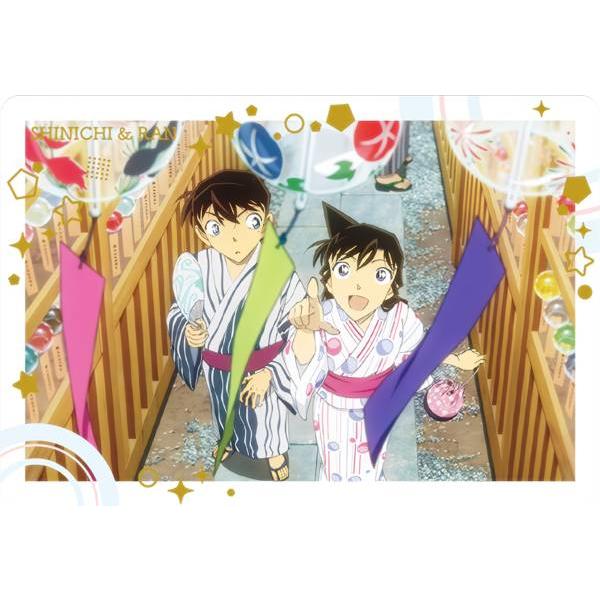 【V-21 工藤新一＆毛利蘭 (ビジュアルカード) 】 イタジャガ 名探偵コナン vol.4