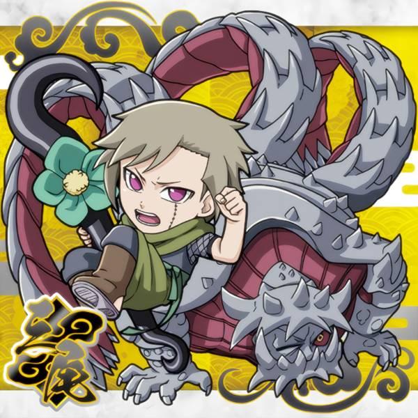 【忍界4-16 三尾×やぐら (R レア) 】 にふぉるめーしょん NARUTO-ナルト- 疾風伝 ...