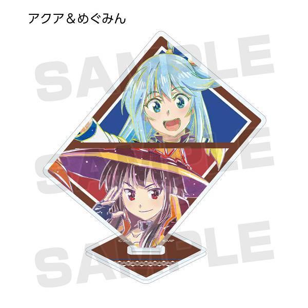 【アクア＆めぐみん】 映画 この素晴らしい世界に祝福を！紅伝説 トレーディングAni-Artアクリル...